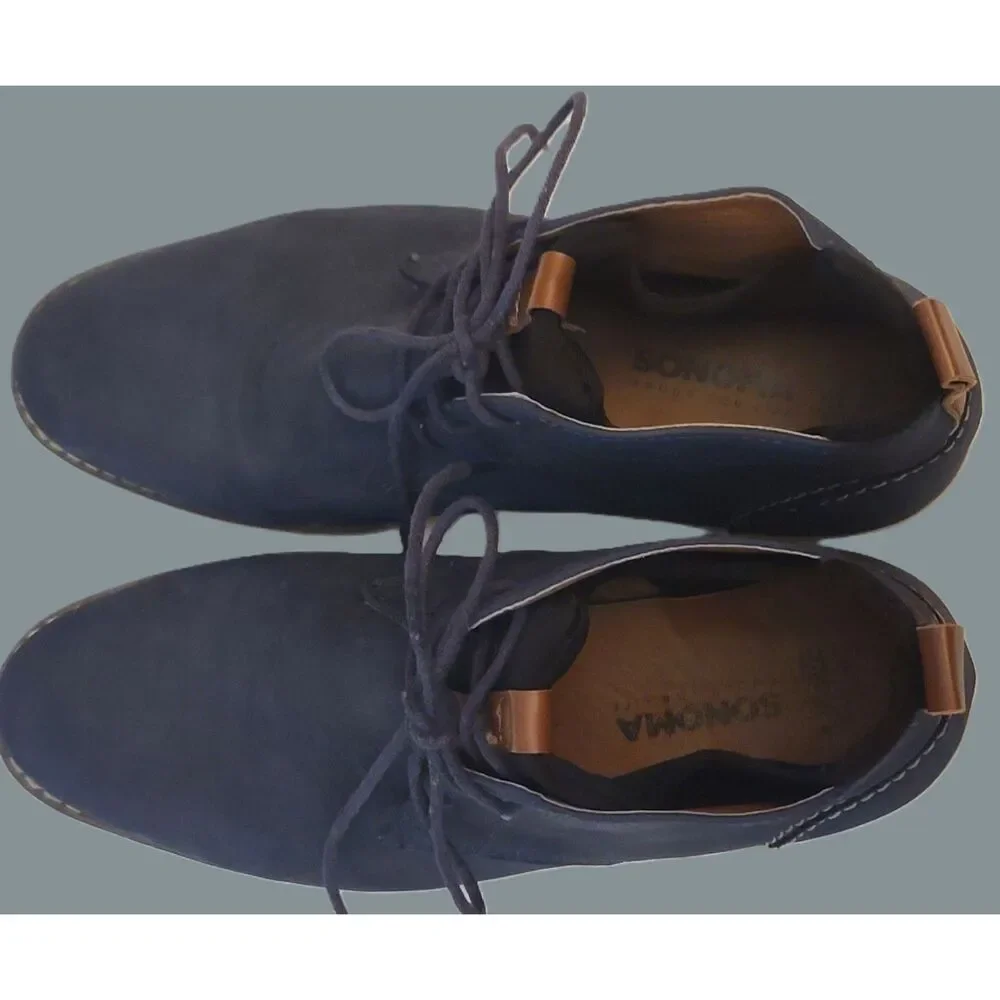 Men's‎ Javier Chukka  Navy Ortholite Boots Sz 9M Sonoma Goods For Life Vitalize